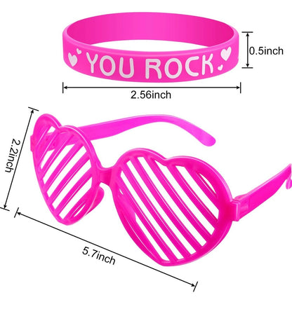 Regalos de San Valentín 12 anteojos y pulseras