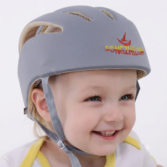 Songzhilong- Casco de seguridad para bebés, gris