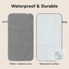 Cambiador portátil KeaBabies - Cambiador plegable impermeable para bebés