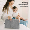 Cambiador portátil KeaBabies - Cambiador plegable impermeable para bebés