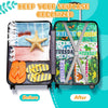 7 cubos de embalaje para viajes, niños, días de la semana