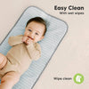 Cambiador portátil KeaBabies - Cambiador plegable impermeable para bebés