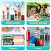 7 cubos de embalaje para viajes, niños, días de la semana