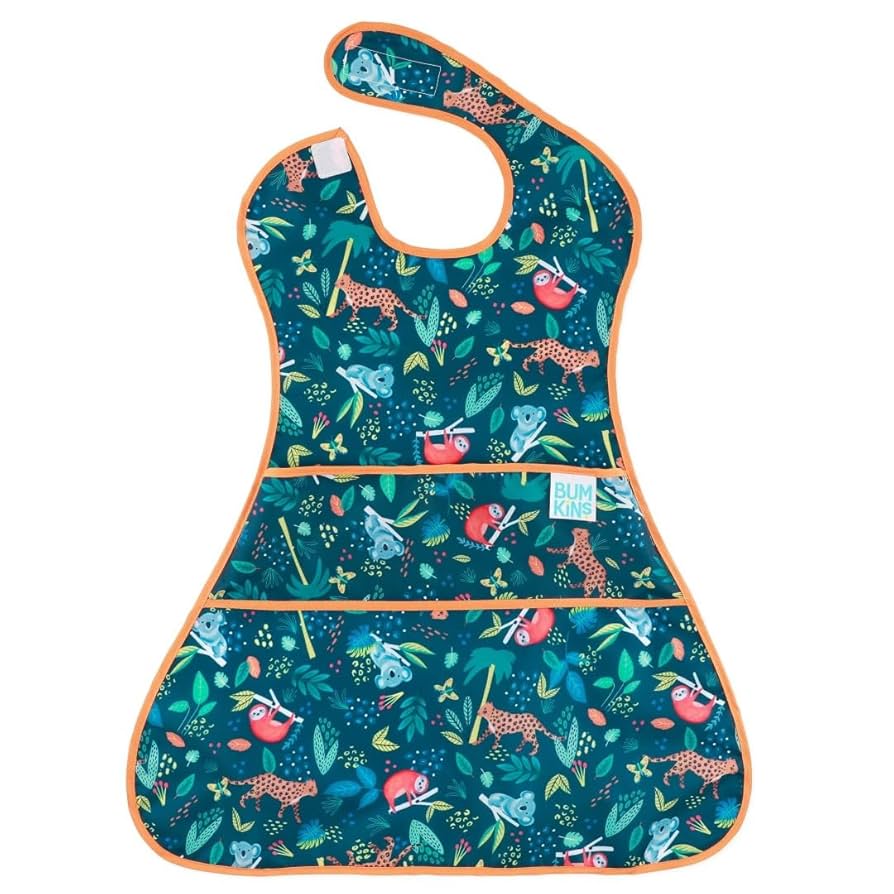Bumkins Baberos para niña o niño, SuperBib para bebés y niños pequeños de 6 a 24 meses