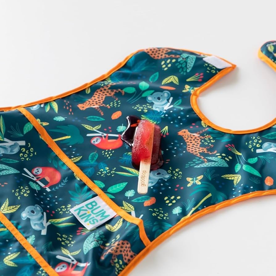 Bumkins Baberos para niña o niño, SuperBib para bebés y niños pequeños de 6 a 24 meses