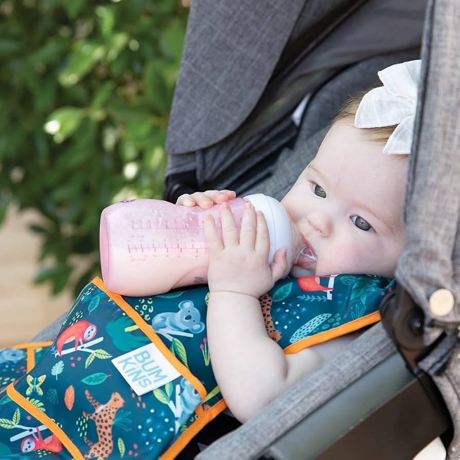 Bumkins Baberos para niña o niño, SuperBib para bebés y niños pequeños de 6 a 24 meses