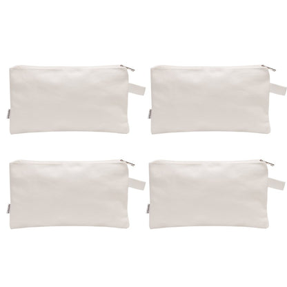 Estuches con cierre para organización de herramientas de Augbunny, 100 % algodón, 16 onzas, ultrarresistentes