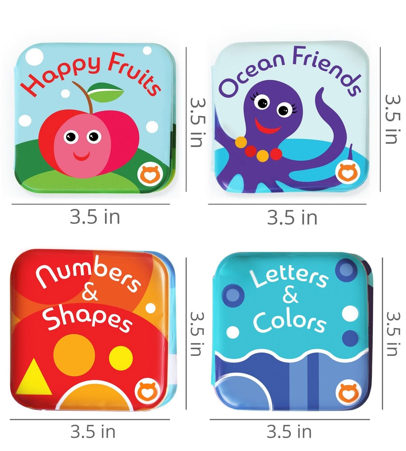 BabyBibi Libros flotantes de baño para bebés