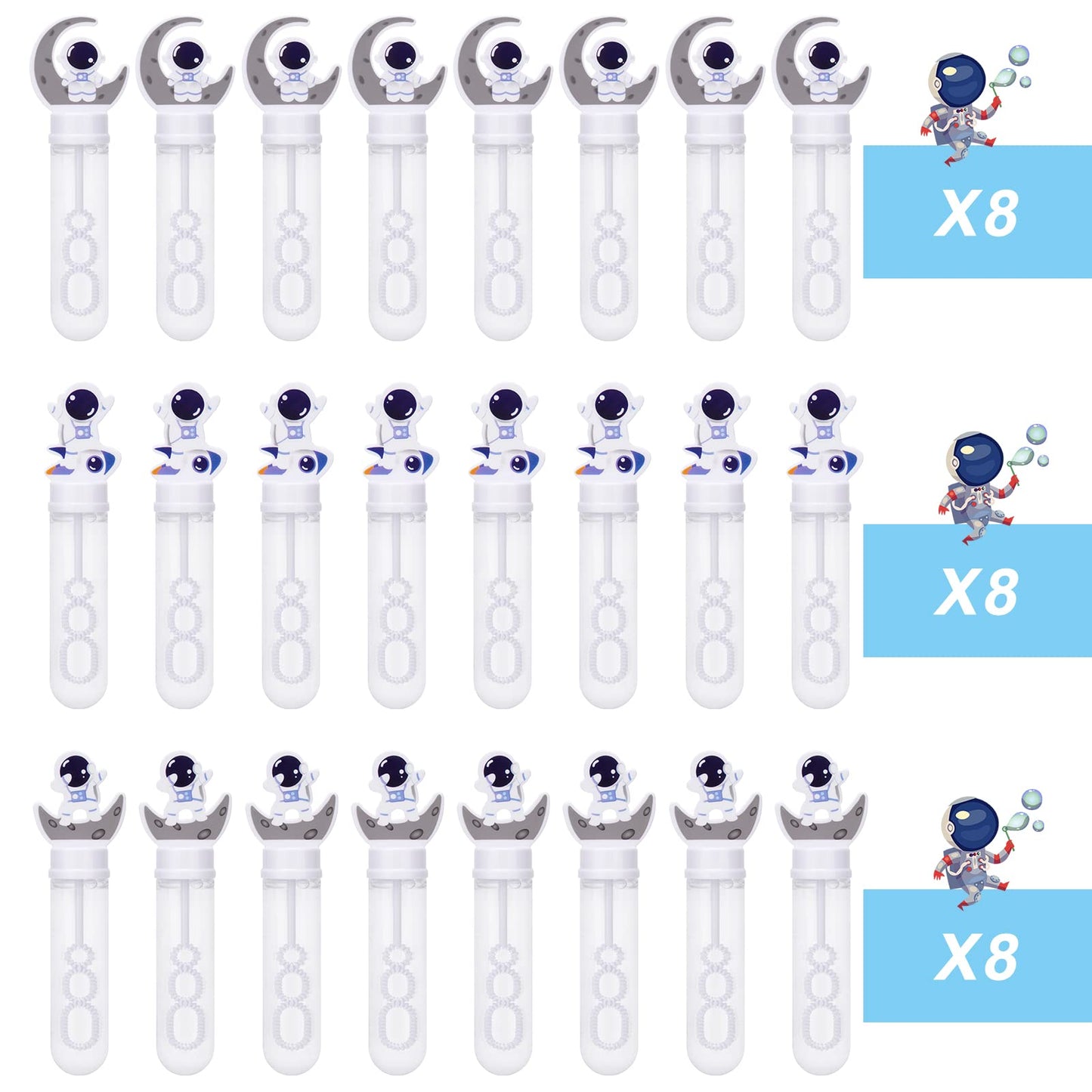 Varitas de burbujas de astronauta