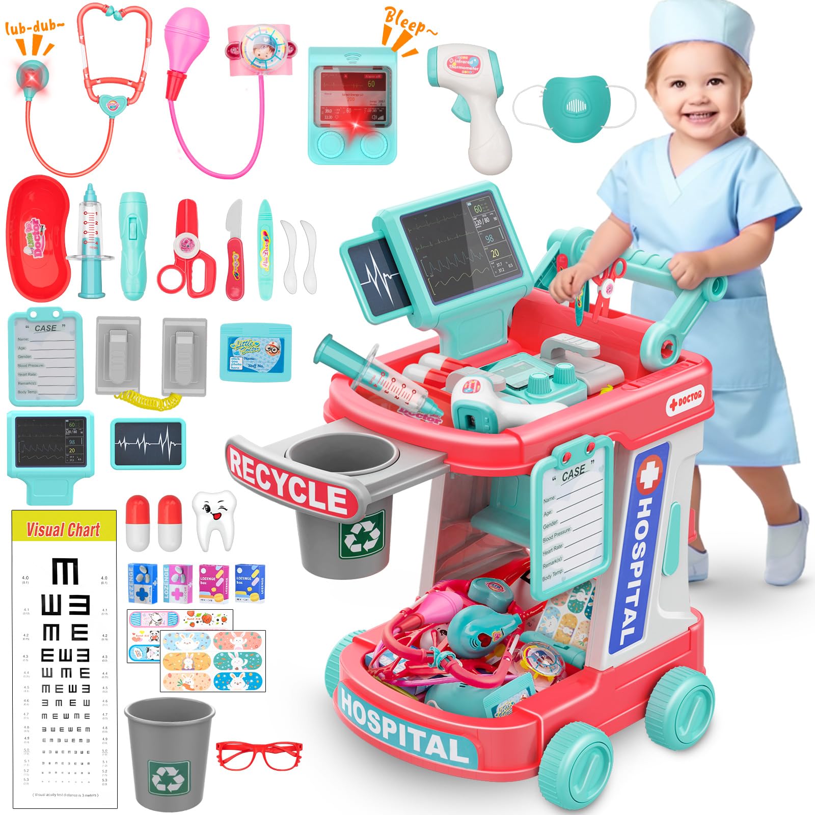 Kit de médico para niños pequeños