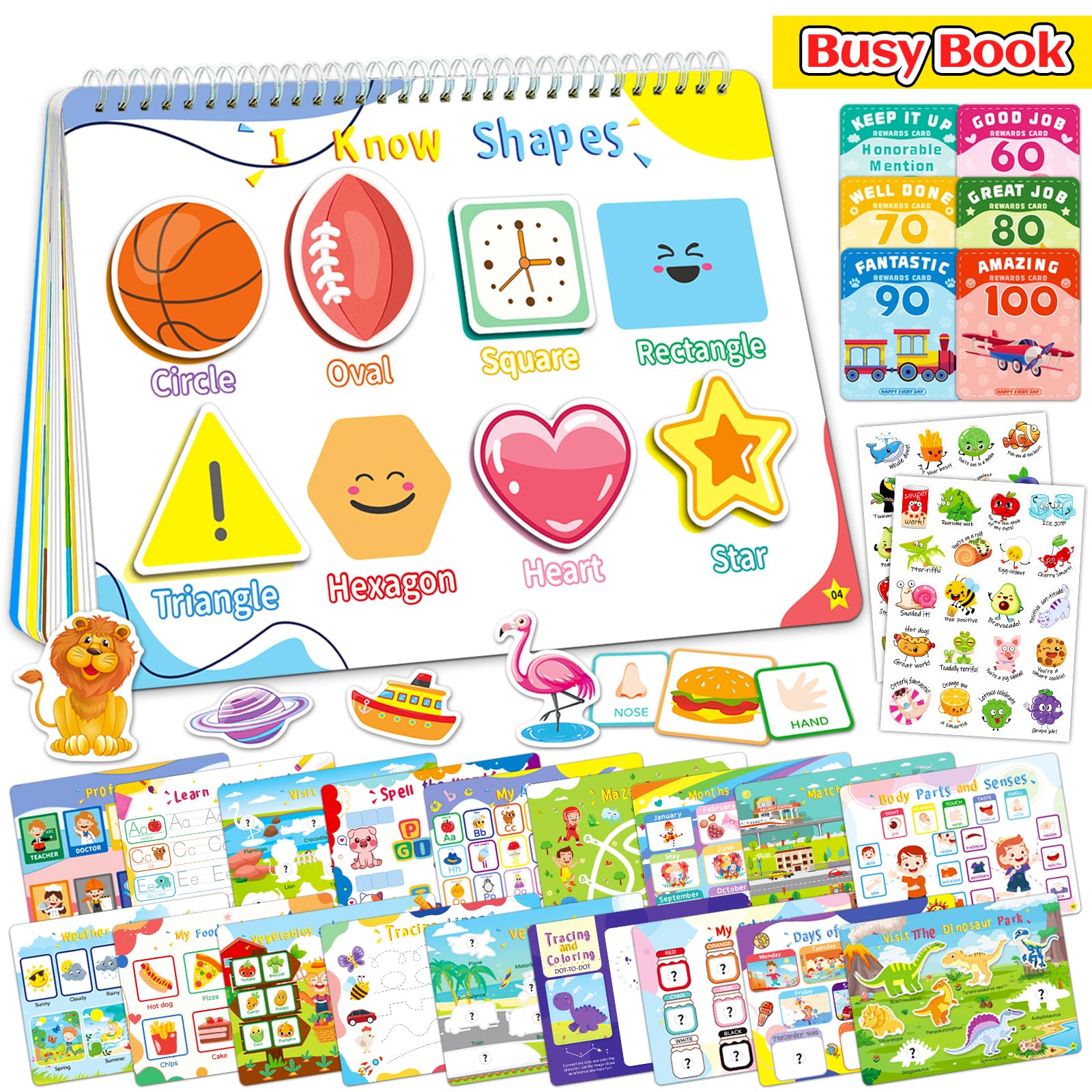 Montessori Libro de actividades para niños pequeños de 3 a 5 años