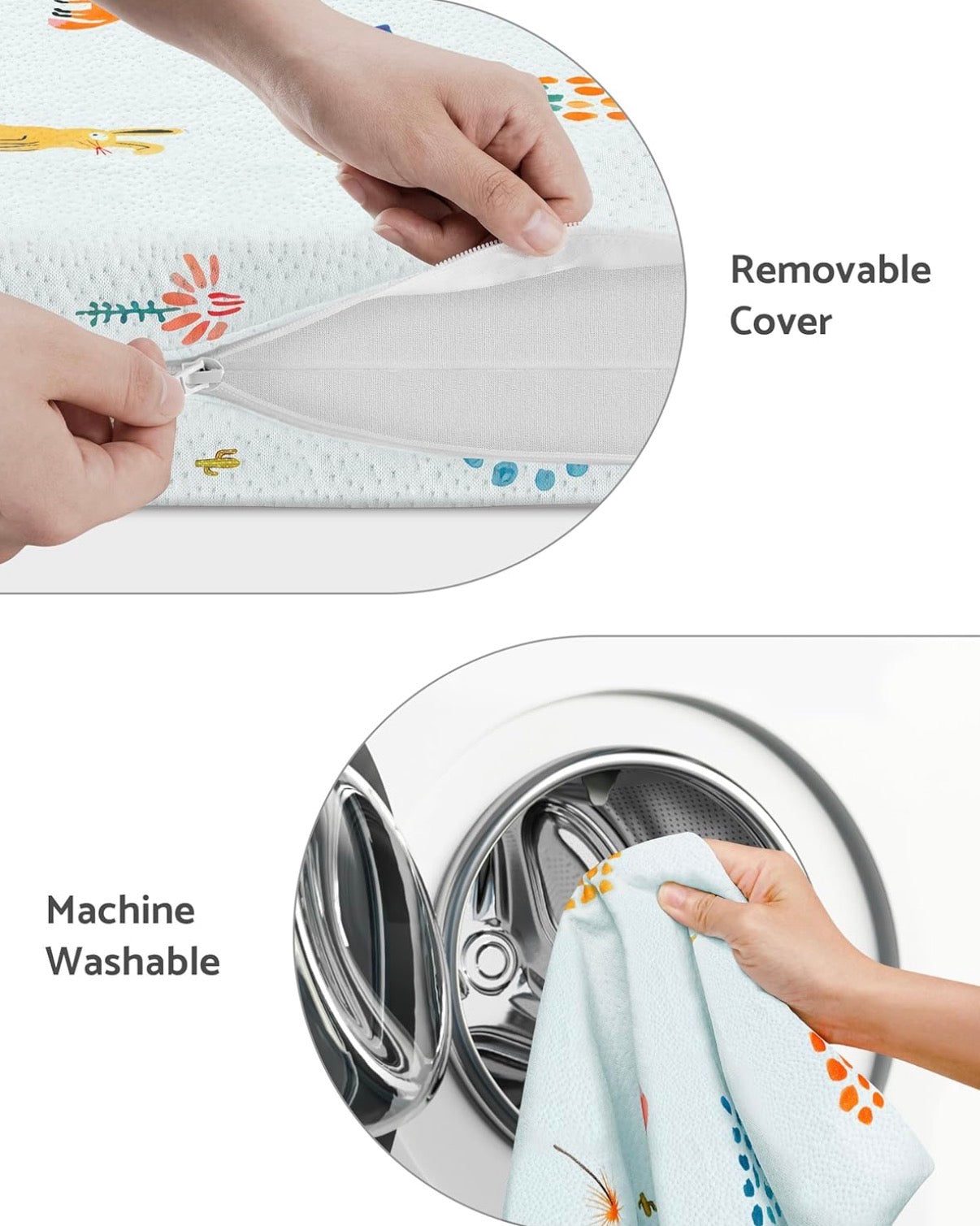 Colchón mini para encierro, 38 x 24 x 3 pulgadas