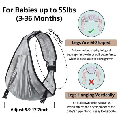 Portabebés tipo fular para recién nacidos y niños pequeños, 0-36 meses