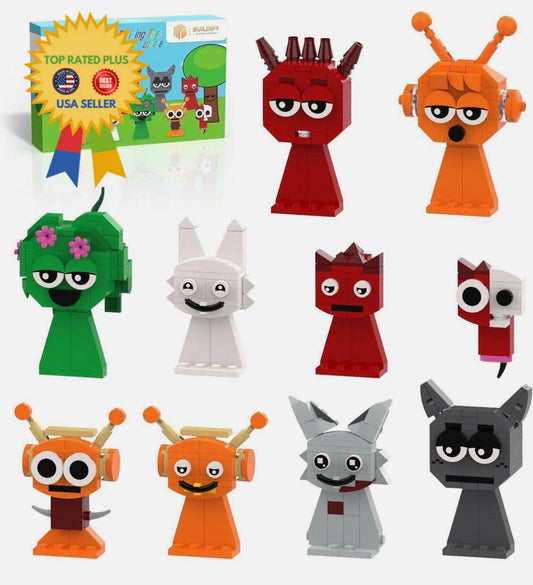 Bloques de juego musical Sprunki compatibles con Lego