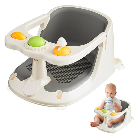 Asiento de baño para bebés de 6 meses en adelante