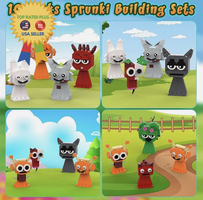 Bloques de juego musical Sprunki compatibles con Lego