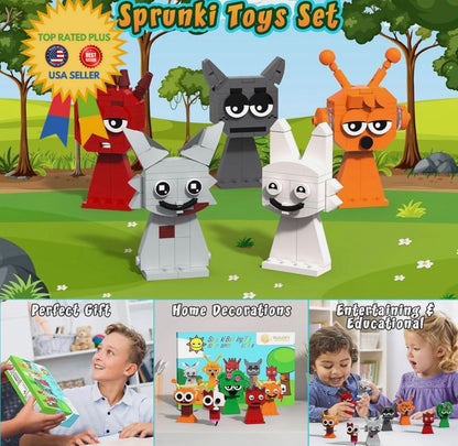 Bloques de juego musical Sprunki compatibles con Lego
