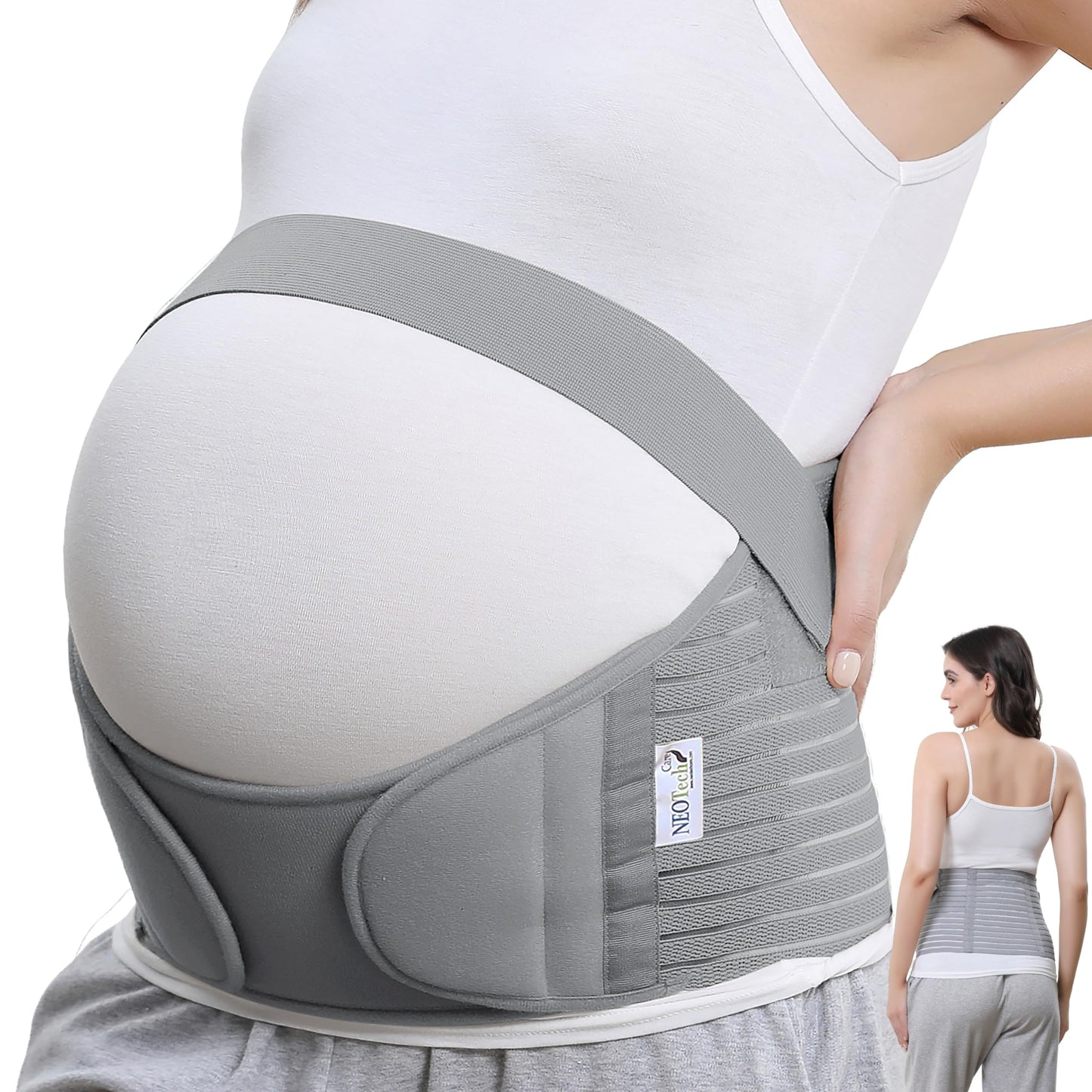 NeoTech Care Banda de Vientre de Embarazo Cinturón de Maternidad, small