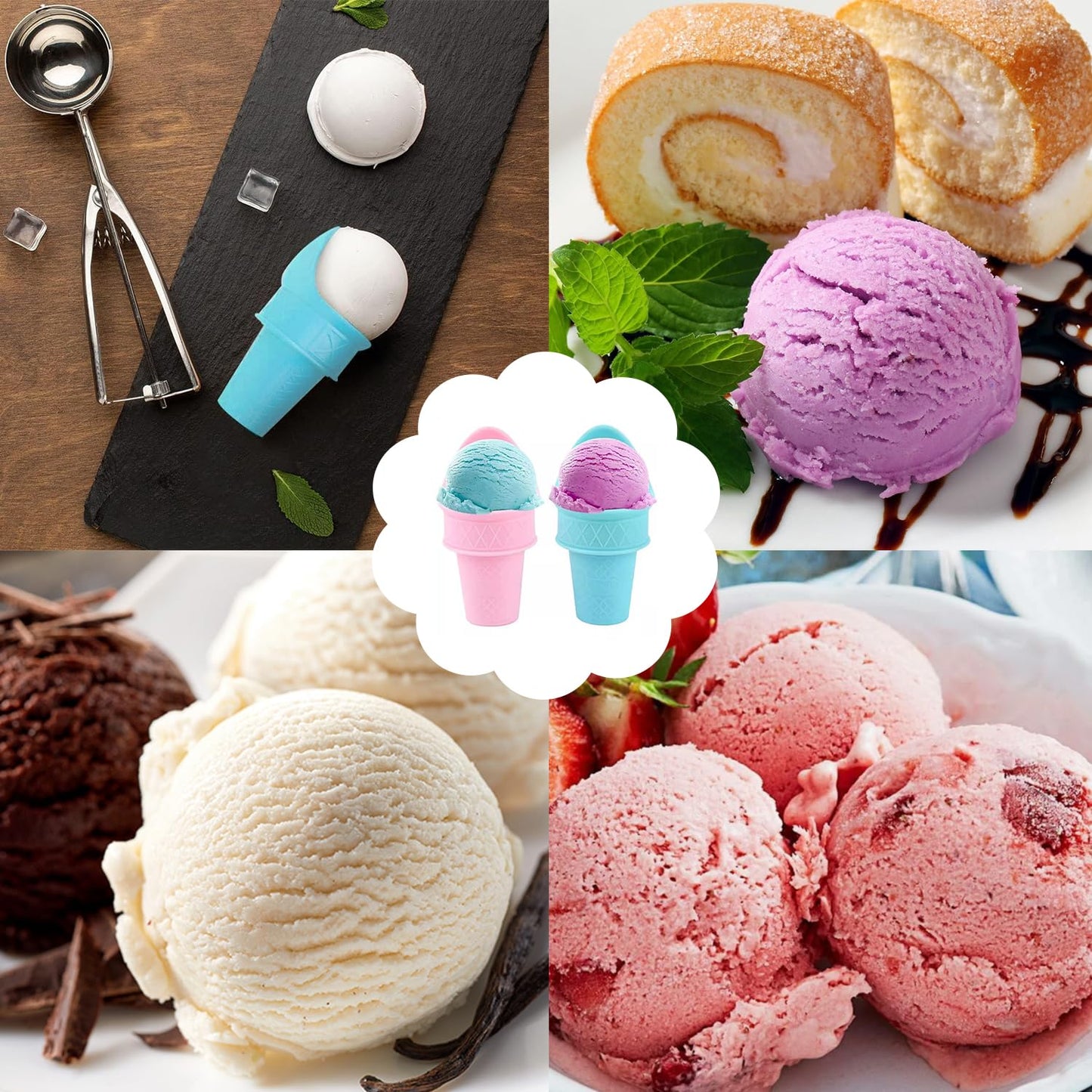 Soporte para cono de helado