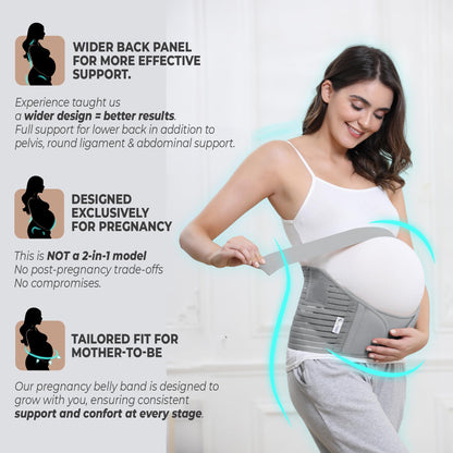 NeoTech Care Banda de Vientre de Embarazo Cinturón de Maternidad, small
