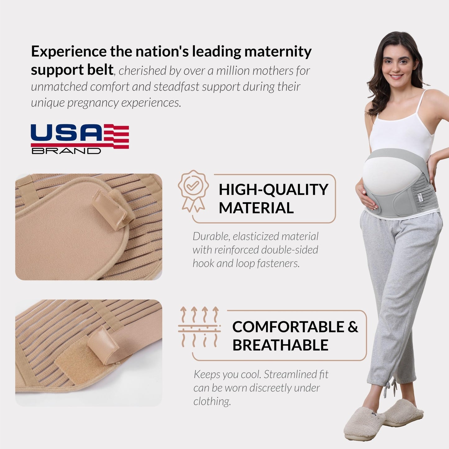 NeoTech Care Banda de Vientre de Embarazo Cinturón de Maternidad, small