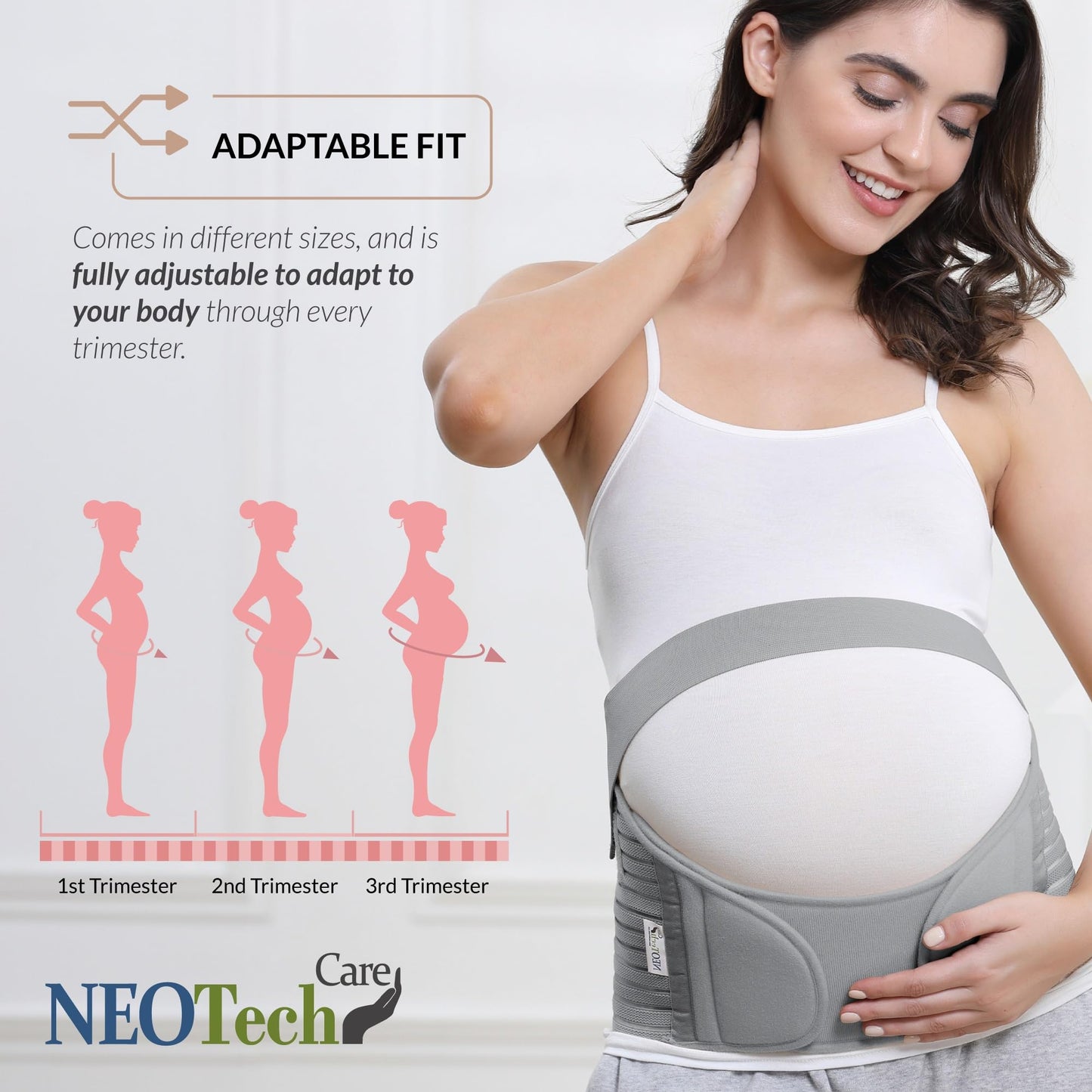 NeoTech Care Banda de Vientre de Embarazo Cinturón de Maternidad, small