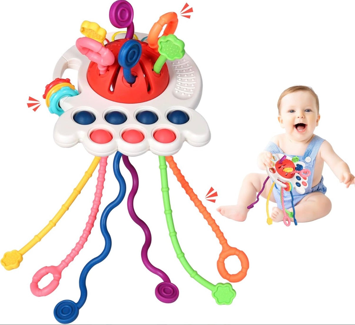 Montessori Silicone Travel Sensory Toy