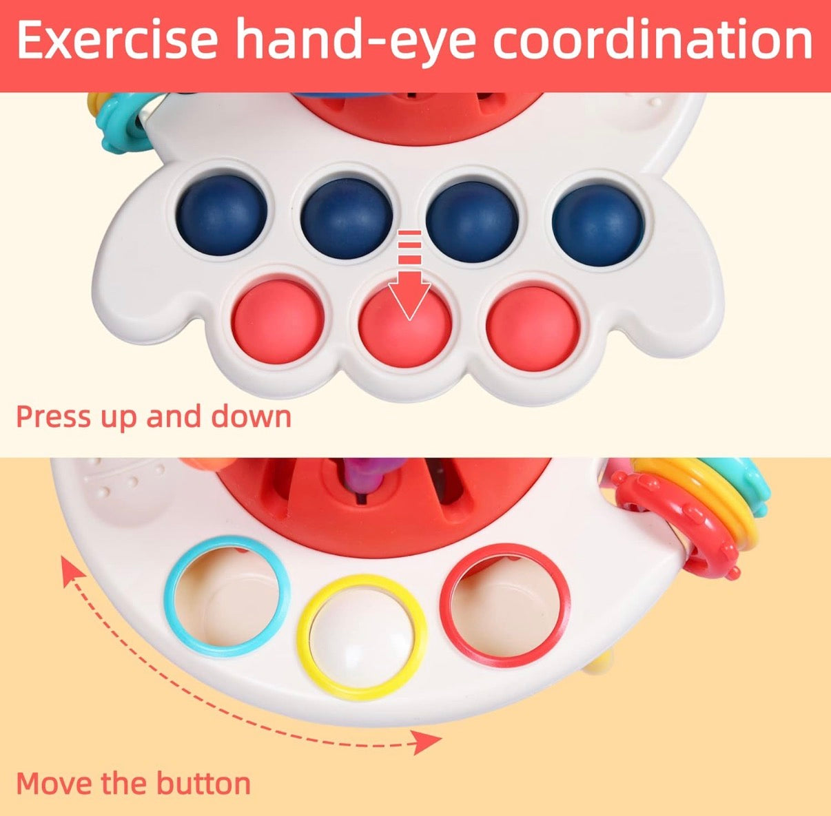 Montessori Silicone Travel Sensory Toy