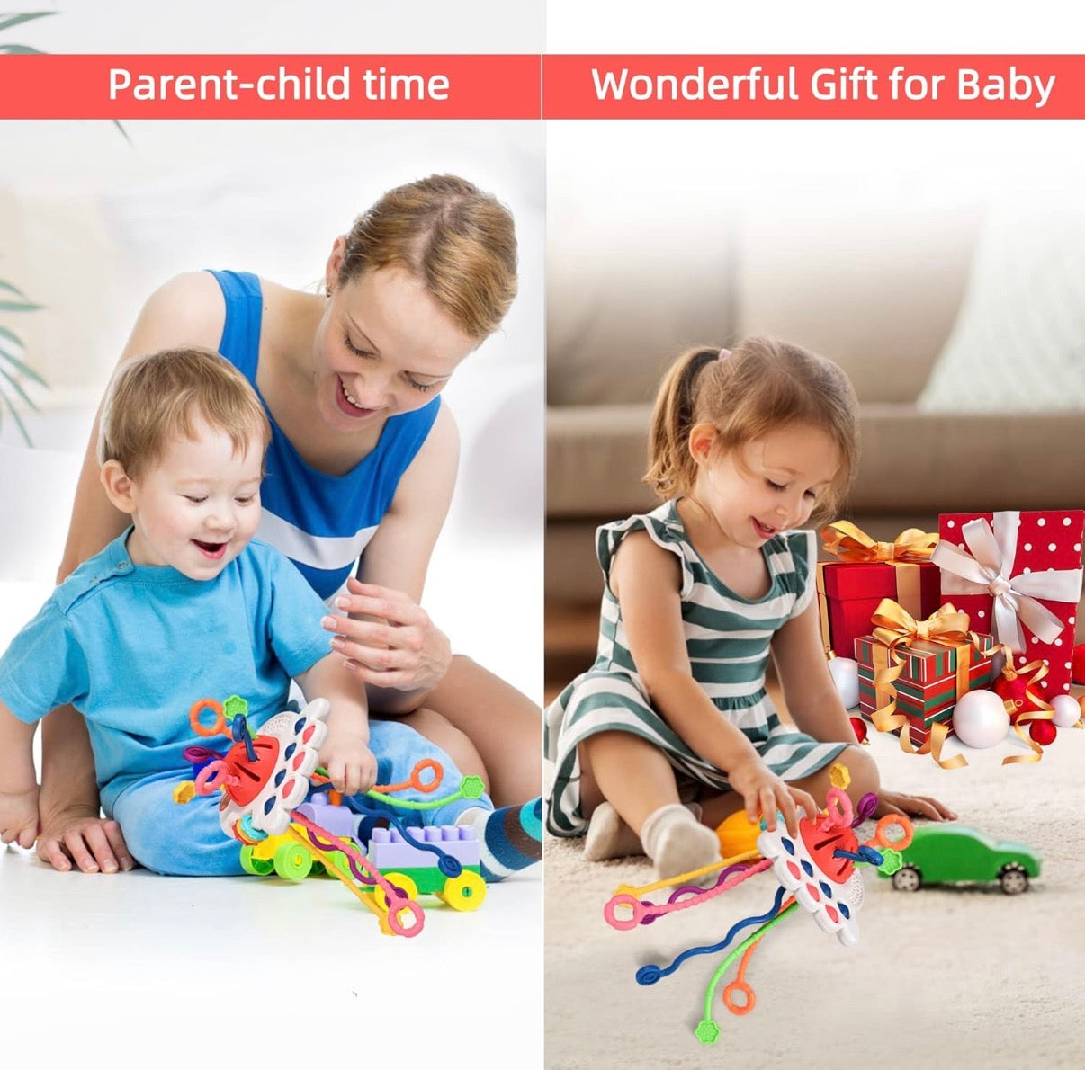 Montessori Silicone Travel Sensory Toy