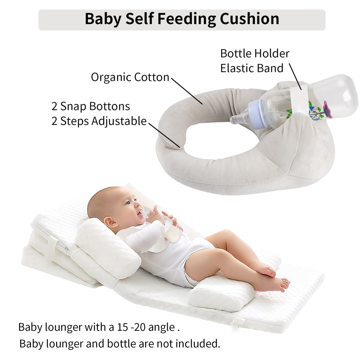 Asiento de apoyo para la alimentación del bebé