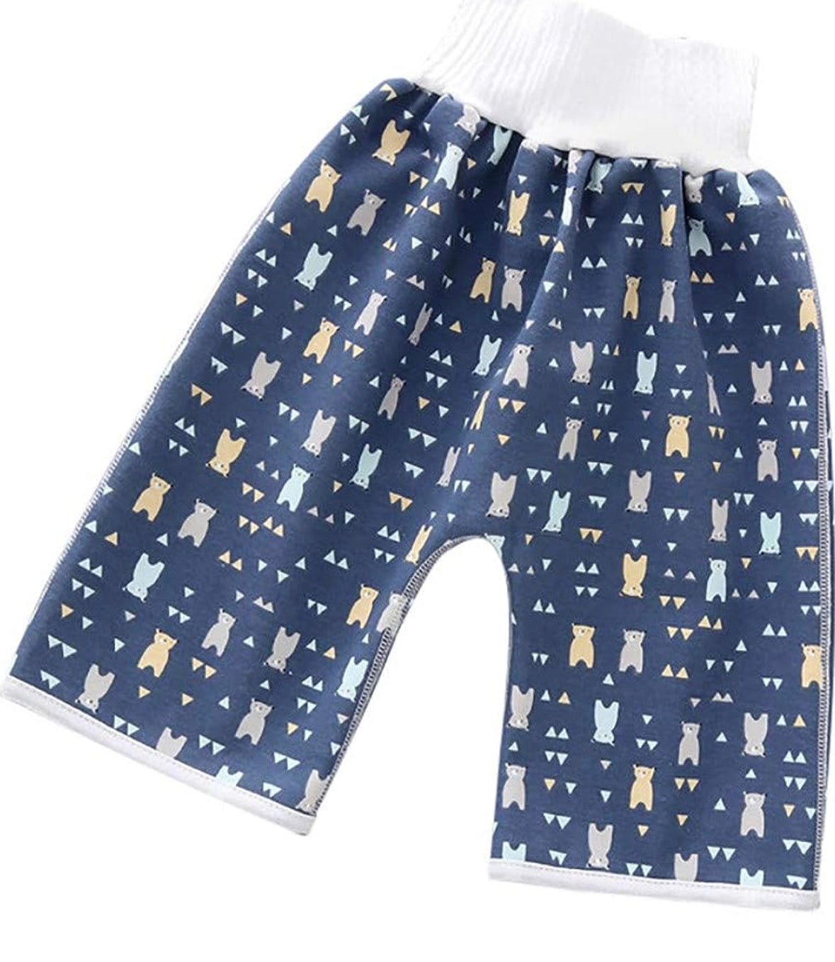 Cómodo pantalón corto para pañales, impermeable, de fibra de algodón para bebé, 2-4 años