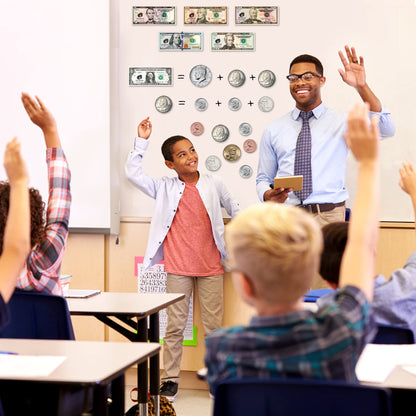48 piezas de dinero magnético grande de doble cara