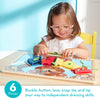 Melissa & Doug Tablero de rompecabezas de habilidades básicas - Juguete educativo de madera
