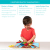 Melissa & Doug Tablero de rompecabezas de habilidades básicas - Juguete educativo de madera