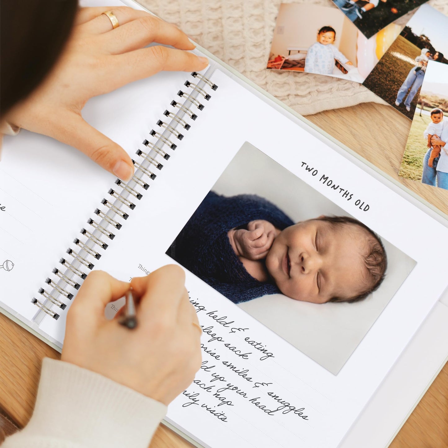 Libro de recuerdos de bebé para niños y niñas – Libro atemporal para bebés de 5 años