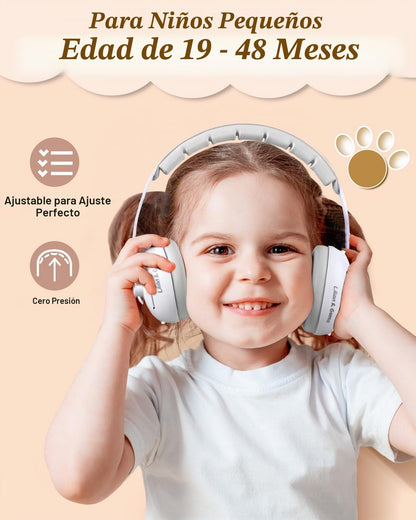 Lilian&Gema Orejeras 2 en 1 para bebé, protección contra el ruido