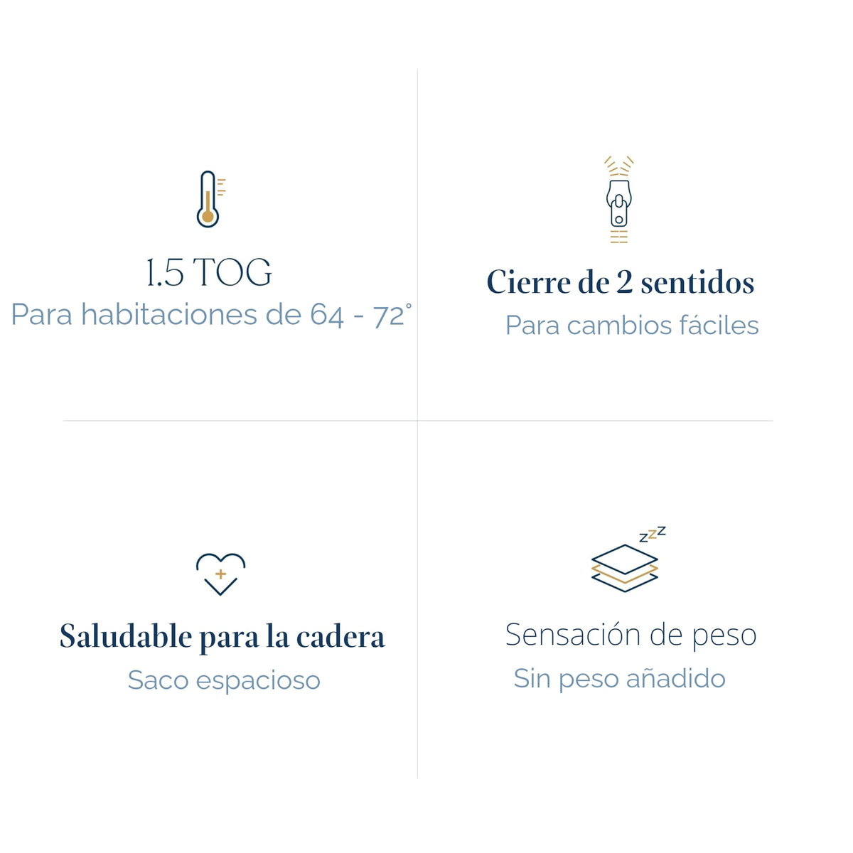 HALO Arrullo Easy Transition, Saco de Dormir Vestible, TOG 1.5, 6-9 meses