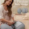 Momcozy Almohada portátil de embarazo – Soporte de maternidad en forma de W para dormir de lado