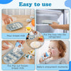 Alimentador de alimentos para bebés, moldes para paletas de leche materna para bebés y comedero de frutas para bebés