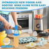 Alimentador de alimentos para bebés, moldes para paletas de leche materna para bebés y comedero de frutas para bebés