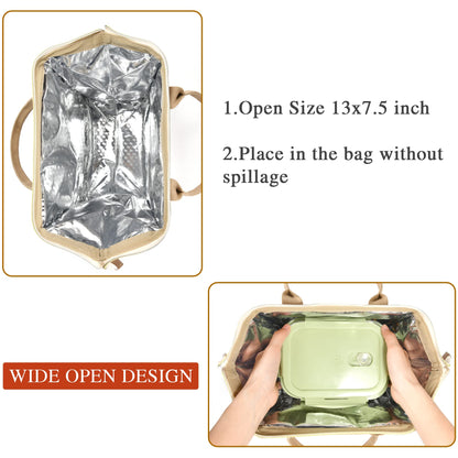 Bolsa de almuerzo con inicial