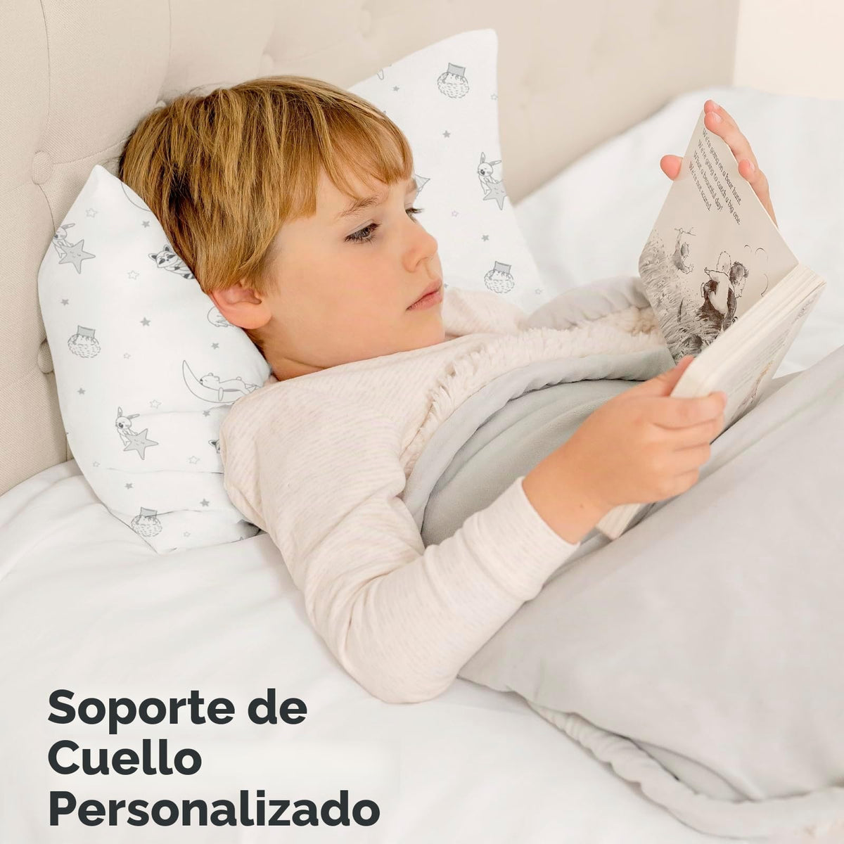 KeaBabies almohada para niños pequeños con funda - 10x18 My Little Dreamy