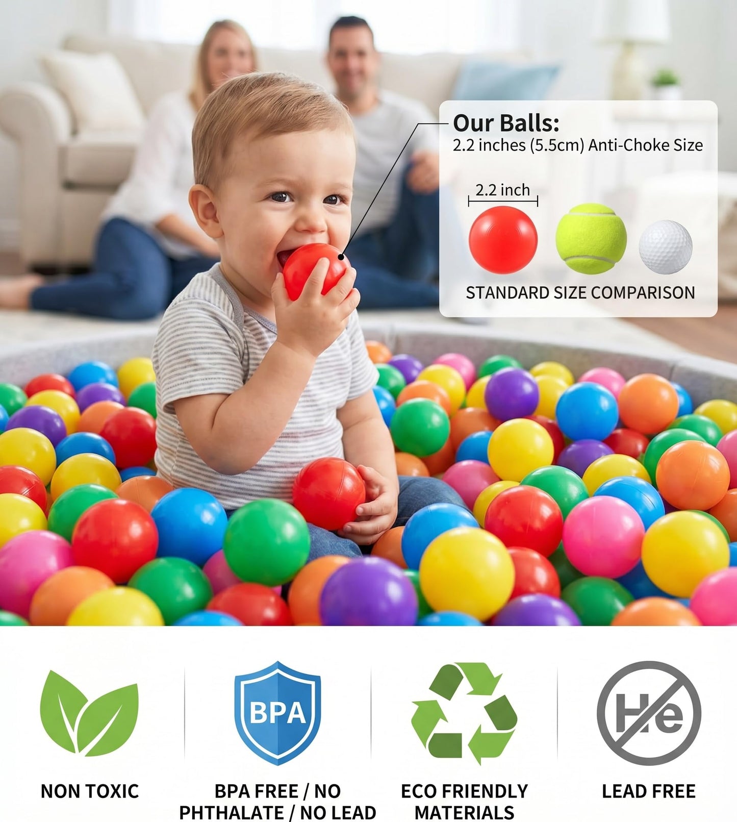 90 Bolas para niños pequeños