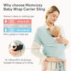 Portabebés Momcozy, portabebés ergonómico de 8 a 35 libras