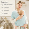 Portabebés Momcozy, portabebés ergonómico de 8 a 35 libras