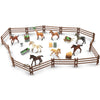 Toymany Juego de 24 accesorios de plástico para cercas de corrales
