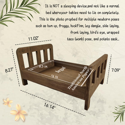 Cama para fotografía de recién nacido