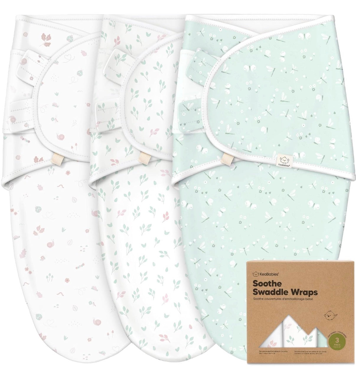 Keababies- Sacos de dormir para bebé 0-3 meses