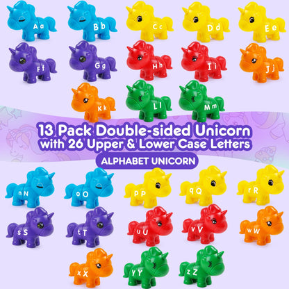 Juguetes Montessori de letras a juego para niños pequeños