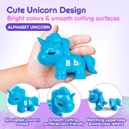 Juguetes Montessori de letras a juego para niños pequeños